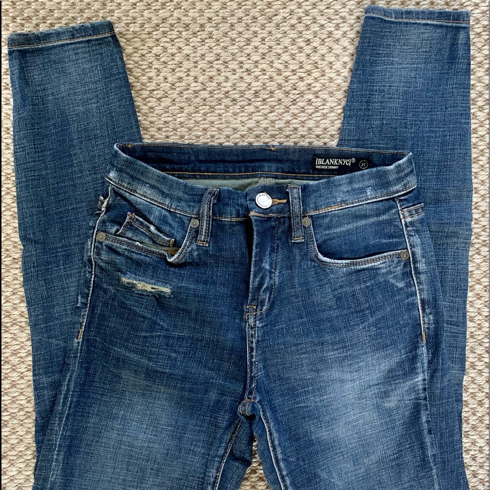 NWOT Blanknyc Mid-Rise Skinny Jeans Size 25